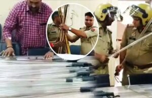 राणा सांगा की जयंती से पहले प्रशासन पूरी तरह सतर्क 1000 नए डंडे और हेलमेट, लोहे की जालियों से लैस गाड़ियां…