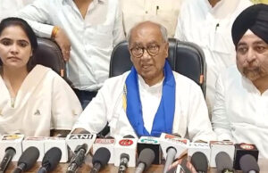 दिग्विजय सिंह ने पश्चिम बंगाल में हो रही हिंसा के लिए बीजेपी और संघ को जिम्मेदार ठहराया
