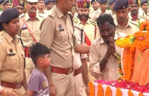 शहीद एएसपी आकाश राव का आज अंतिम संस्कार, माना पुलिस बटालियन में उन्हें श्रद्धांजलि दी