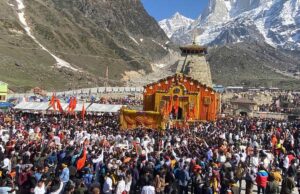 केदारनाथ धाम में उमड़ा श्रद्धा का सैलाब, 42 दिन में 10 लाख से अधिक श्रद्धालु पहुंचे