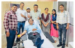 उप मुख्यमंत्री शुक्ल ने कहा कि रक्तदान केवल रक्त नहीं, बल्कि आशा, विश्वास और जीवन का प्रतीक होता