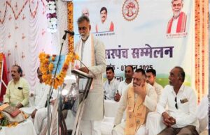 पंचायतों के पंच, सरपंचों अपनी अपनी पंचायत क्षेत्र में अधिक से अधिक पौधे लगाएं, और जल स्रोतों के संरक्षण के कार्य कराएं : मंत्री पटेल