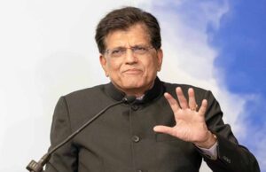 भारत में अब अधिकांश सेक्टरों में ऑटोमेटिक रूट से 100 प्रतिशत तक एफडीआई की अनुमति: मंत्री पीयूष गोयल