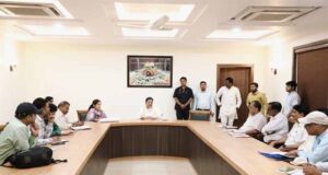 उप मुख्यमंत्री शुक्ल ने हिनौती गौधाम के निर्माण कार्यों की समीक्षा की