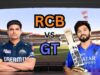 RCB और GT के बीच कांटे की टक्कर, हेड-टू-हेड रिकॉर्ड बराबर