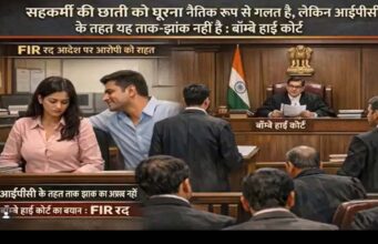 हाई कोर्ट का महत्वपूर्ण फैसला: महिला सहकर्मी के शरीर को घूरना ताक-झांक नहीं, अपराध है