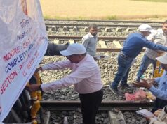 बुरहानपुर में नई रेल लाइन का ट्रायल हुआ सफल, 135 की स्पीड से दौड़ी ट्रेन, महाराष्ट्र तक बढ़ेगी कनेक्टिविटी