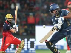 चिन्नास्वामी में बेंगलुरु का धमाल, कोहली-पडिक्कल की बल्लेबाजी से गुजरात को मिली बुरी शिकस्त