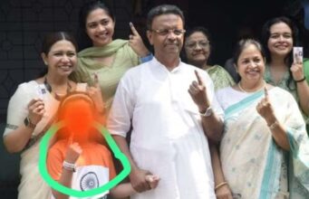 TMC नेता ने नाबालिग से डलवाए वोट, स्याही के निशान पर मचा विवाद