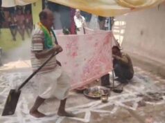 परंपरा की मिसाल: जलते अंगारों में चलकर दूल्हा-दुल्हन ने निभाई शादी की अनोखी रस्म