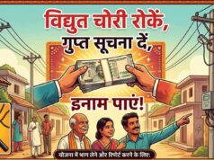 बिजली चोरी की सूचना पर 5% राशि का तत्काल भुगतान, पहचान रहेगी गुप्त