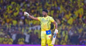 CSK vs DC: संजू का तूफानी शतक, 5 साल का इंतजार खत्म; चेन्नई ने दिल्ली को दिया 213 रनों का लक्ष्य