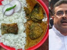 बंगाल में सस्ती थाली की घोषणा, शुभेंदु अधिकारी बोले- ₹5 में मिलेगा मछली-चावल