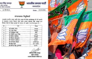 BJP में नए जिलाध्यक्षों की घोषणा, Hemant Khandelwal की सहमति से बड़ा संगठनात्मक कदम