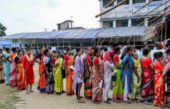 बंगाल में री-पोलिंग शुरू, 9 बजे तक 16.23% मतदान, 15 केंद्रों पर प्रक्रिया जारी
