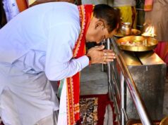 हरिनाम संकीर्तन नामयज्ञ में मुख्यमंत्री साय की सहभागिता, जगन्नाथ मंदिर में पूजा कर की जनकल्याण की प्रार्थना