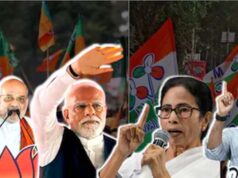 रुझानों में बीजेपी का दबदबा, बंगाल में ममता दीदी को मिली बड़ी चुनौती