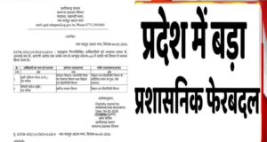 राज्य प्रशासन में बड़ा फेरबदल, कई अधिकारियों को नई पोस्ट और जिम्मेदारी सौंपी गई