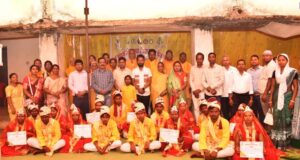 65 जोड़े जशपुर में बंधे विवाह के पवित्र बंधन में, मुख्यमंत्री कन्या विवाह योजना के अंतर्गत