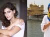 कुब्रा सैत गोल्डन टेंपल पहुंचीं, कहा—समर्पण के साथ मिली सबसे बड़ी खुशी