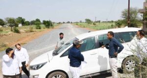 लोक निर्माण विभाग के सचिव ने अधिकारियों के साथ किया हाईवे प्रोजेक्ट का समीक्षा दौरा