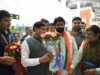 डुमना एयरपोर्ट पर मुख्यमंत्री मोहन यादव की आगवानी, भाजपा नेताओं और प्रशासनिक अधिकारियों की रही मौजूदगी