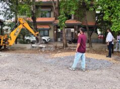 सेजबहार फेस-1 कॉलोनी की भूमि से गृह निर्माण एवं अधोसंरचना विकास मंडल ने हटाया अतिक्रमण