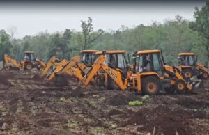 खंडवा में वन विभाग का मेगा अभियान, 30 JCB के साथ 600 कर्मचारियों ने 200 एकड़ जंगल से हटाया अतिक्रमण