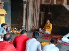 भोजशाला में दर्शन-पूजन करने पहुंचे रामेश्वर शर्मा, धरोहर को लेकर मुस्लिम समाज से की अपील