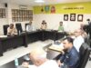 सदर मंजिल स्थित फायर ब्रिगेड स्टेशन में स्थापित नियंत्रण कक्ष, जारी किए गए हेल्पलाइ