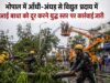 आँधी के असर से प्रभावित क्षेत्रों में तेजी से मरम्मत कार्य, विद्युत प्रदाय सामान्य करने के प्रयास तेज