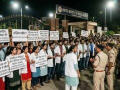 पन्ना में मेडिकल छात्रा की संदिग्ध मौत, आक्रोशित छात्रों ने किया विरोध-प्रदर्शन