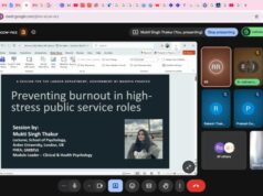 लंदन की प्रसिद्ध मनोवैज्ञानिक मुक्ति सिंह ठाकुर ने दिए बर्नआउट से बचने और मानसिक स्वास्थ्य सुधारने के व्यावहारिक टिप्स