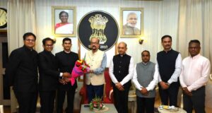 राज्यपाल से परिवीक्षाधीन आईएएस अधिकारियों ने की सौजन्य भेंट