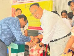 राष्ट्रीय पल्स पोलियो अभियान शुरू, कलेक्टर डॉ. संतोष कुमार देवांगन ने बच्चों को पिलाई दो बूंद जिंदगी की