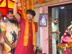 भाग्यलक्ष्मी मंदिर में दर्शन के बाद धीरेंद्र शास्त्री बोले- देश, धर्म और समाज के कल्याण के लिए हो भव्य निर्माण