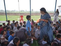 नन्ही बच्ची की बहादुरी बनी प्रेरणा, बाल चौपाल में जागरूक हुए बच्चे