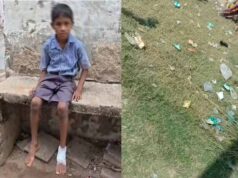 धमतरी स्कूल में टूटी शराब की बोतल से छात्र घायल, ग्रामीणों ने उठाए सुरक्षा पर सवाल