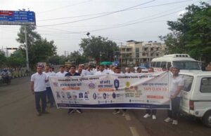 जीआरपी के अधिकारी-कर्मचारियों ने हर शनिवार 5 किलोमीटर दौड़/पैदल चाल पूरी करने का लिया संकल्प