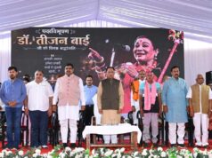 गनियारी में दशगात्र एवं श्रद्धांजलि सभा में शामिल हुए मुख्यमंत्री साय, स्व. डॉ. तीजन बाई को किया नमन