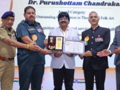 छत्तीसगढ़ की लोककला को राष्ट्रीय पहचान, डॉ. पुरुषोत्तम चंद्राकर को ‘राष्ट्रीय गौरव पुरस्कार’ से नवाजा गया