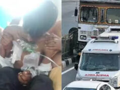 दर्दनाक हादसा: एंबुलेंस की ऑक्सीजन खत्म होते ही बेटे की मौत, मां की गोद में तड़पता रहा युवक