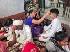 जेल की दीवारों के बीच मना रक्षाबंधन, भोपाल सेंट्रल जेल में बहनों ने भाइयों को बांधी राखी