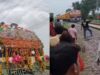 कैलारस स्टेशन पर मेमू ट्रेन के उद्घाटन में हंगामा, पूड़ी-सब्जी लेने के लिए मची अफरा-तफरी
