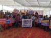 भोपाल में उमड़ा बिजली आउटसोर्स कर्मचारियों का हुजूम, संविदा दर्जा और 50 लाख के बीमे पर अड़े