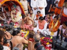 पालकी में विराजित चन्द्रमौलेश्वर का किया पूजन