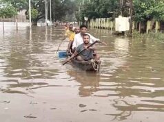 महानदी ने दिखाया रौद्र रूप, शबरी पुल डूबा; शिवरीनारायण का संपर्क हुआ बाधित