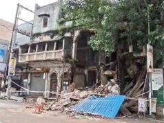 तेज आवाज में DJ बजाना पड़ा भारी, रायपुर में जर्जर इमारत का हिस्सा गिरा