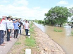 स्कूल शिक्षा मंत्री गजेंद्र यादव की पहल पर भरदा में जलभराव की समस्या का त्वरित समाधान