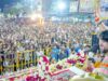 धीरेंद्र शास्त्री बोले- बेटियां दुर्गा और काली बनें, गरबा पंडाल में एंट्री को लेकर भी दिया संदेश